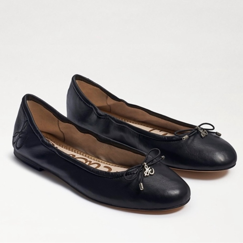 Sam Edelman Women's Black Leather
Felicia Ballet Flat Size 9 - Picture 3 of 7